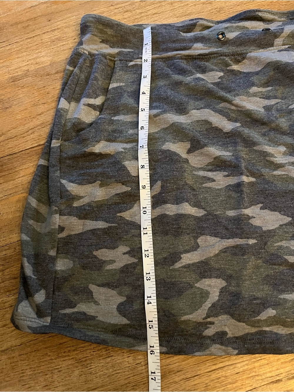 Balance Collection Gray Camo Mini Skirt - Picture 2 of 6